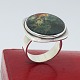 Bent Knudsen; A silver ring with moss agates Bent Knudsen; A silver ring with moss agates